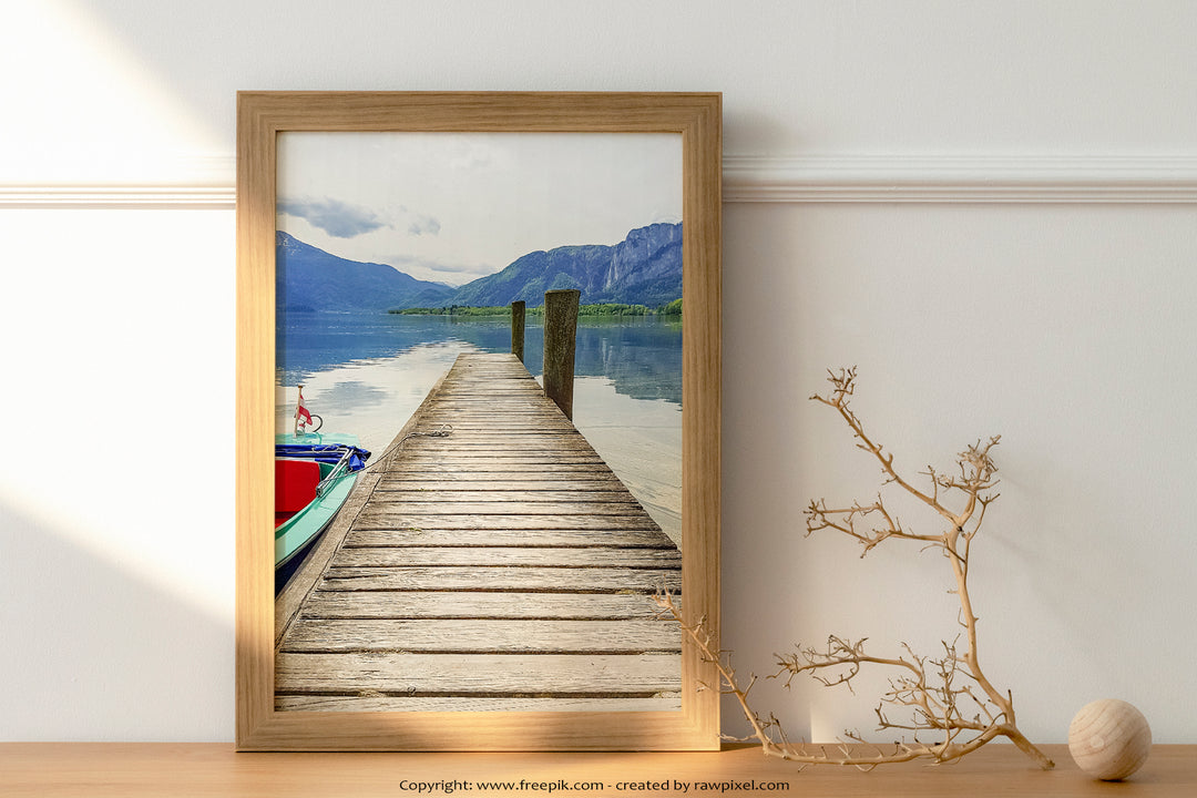 Boat Dock Mondsee I | Fine Art Photography Print