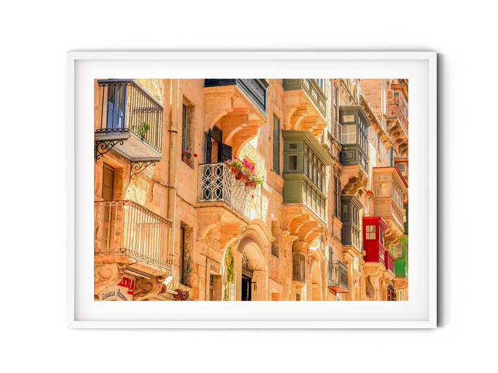 Balconies of Malta I | Fine Art Photography Print