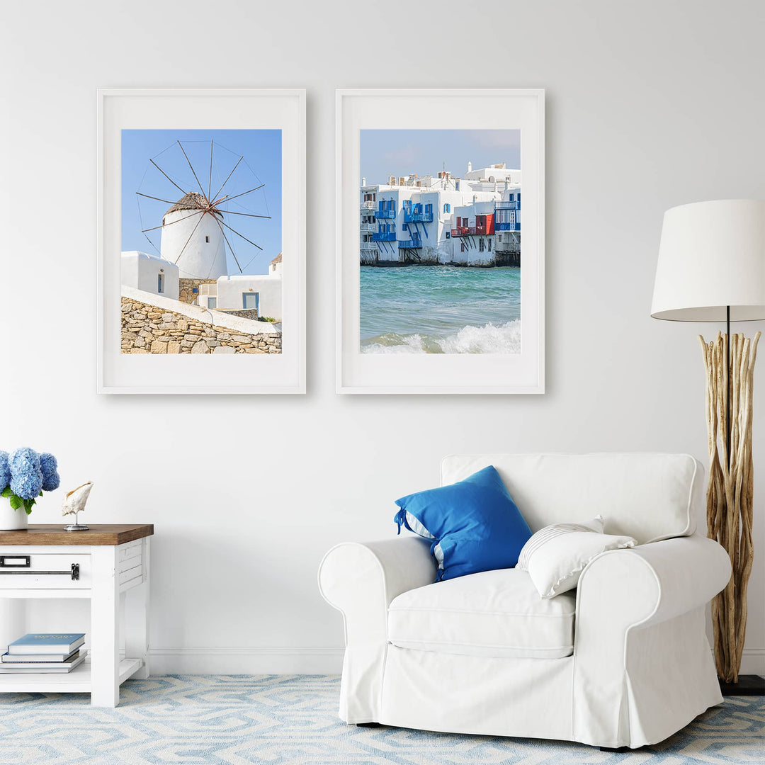 Greek Islands - White Walls & Wind