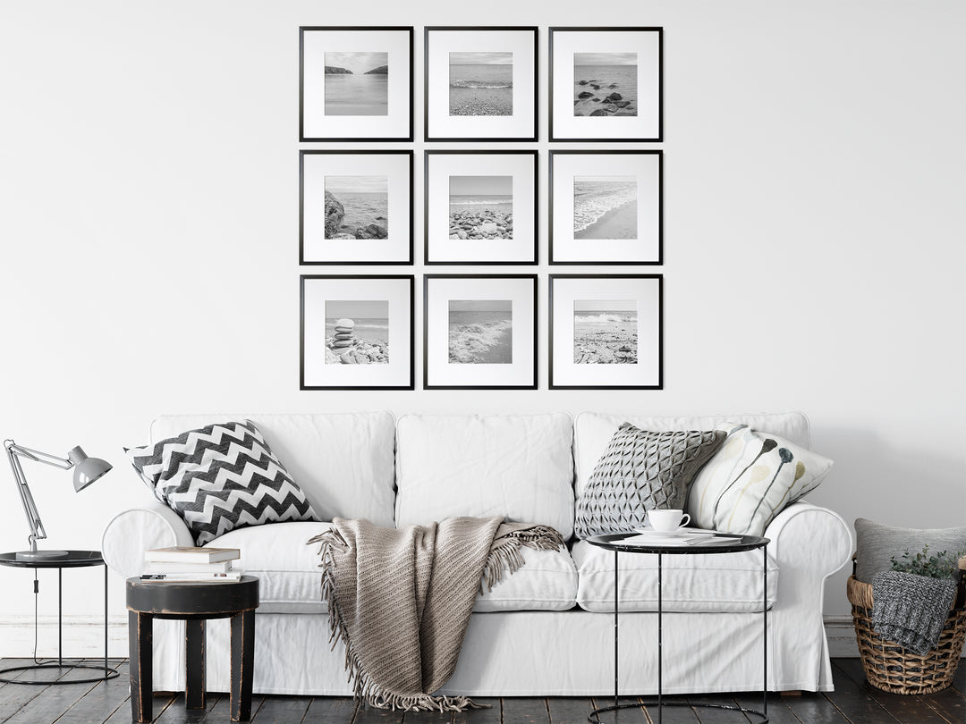 Beach Gallery Wall | Black & White Fine Art Photography Print Set