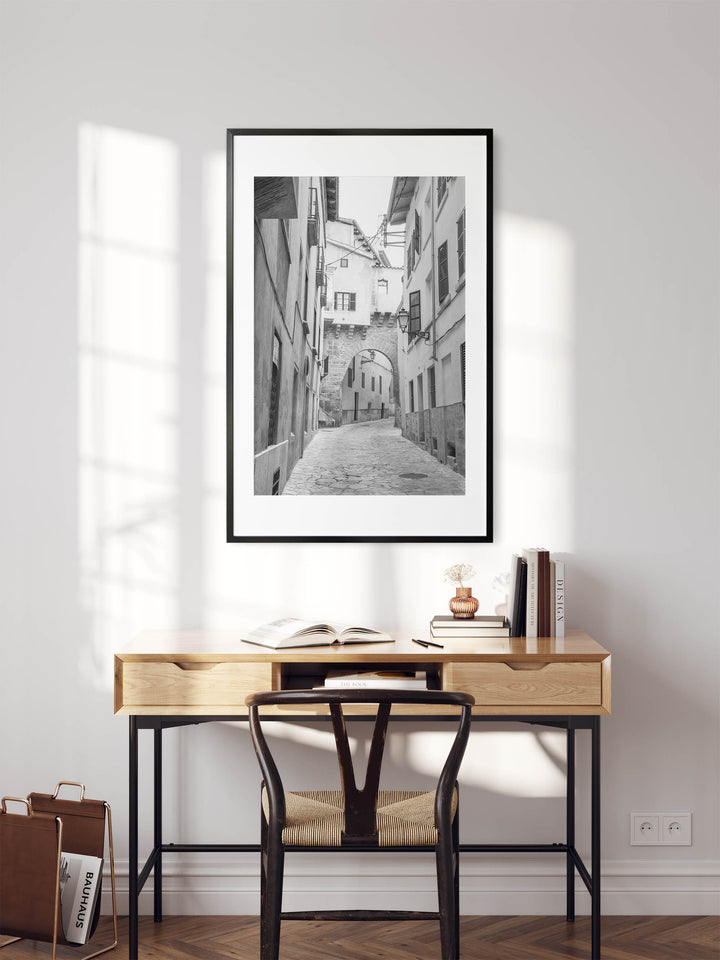 European Street | Black & White Fine Art Photography Print