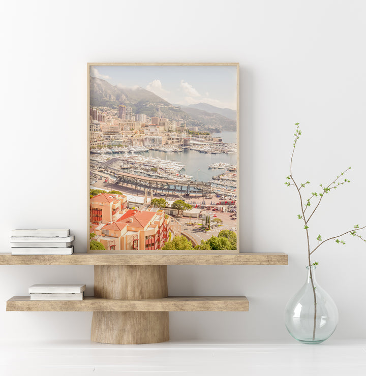 Hafen von Monte Carlo | Fine Art Poster Print