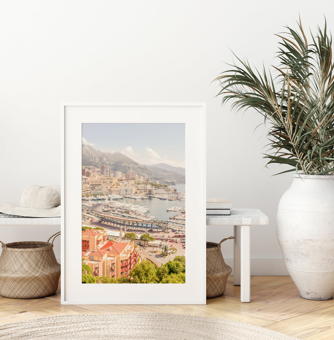 Hafen von Monte Carlo | Fine Art Poster Print