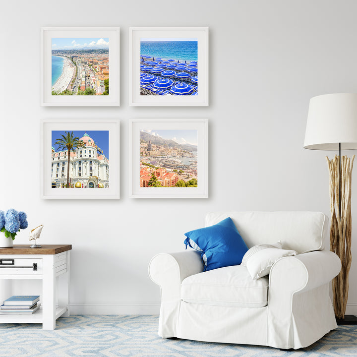 Côte d'Azur Bilderwand | Fine Art Poster Set