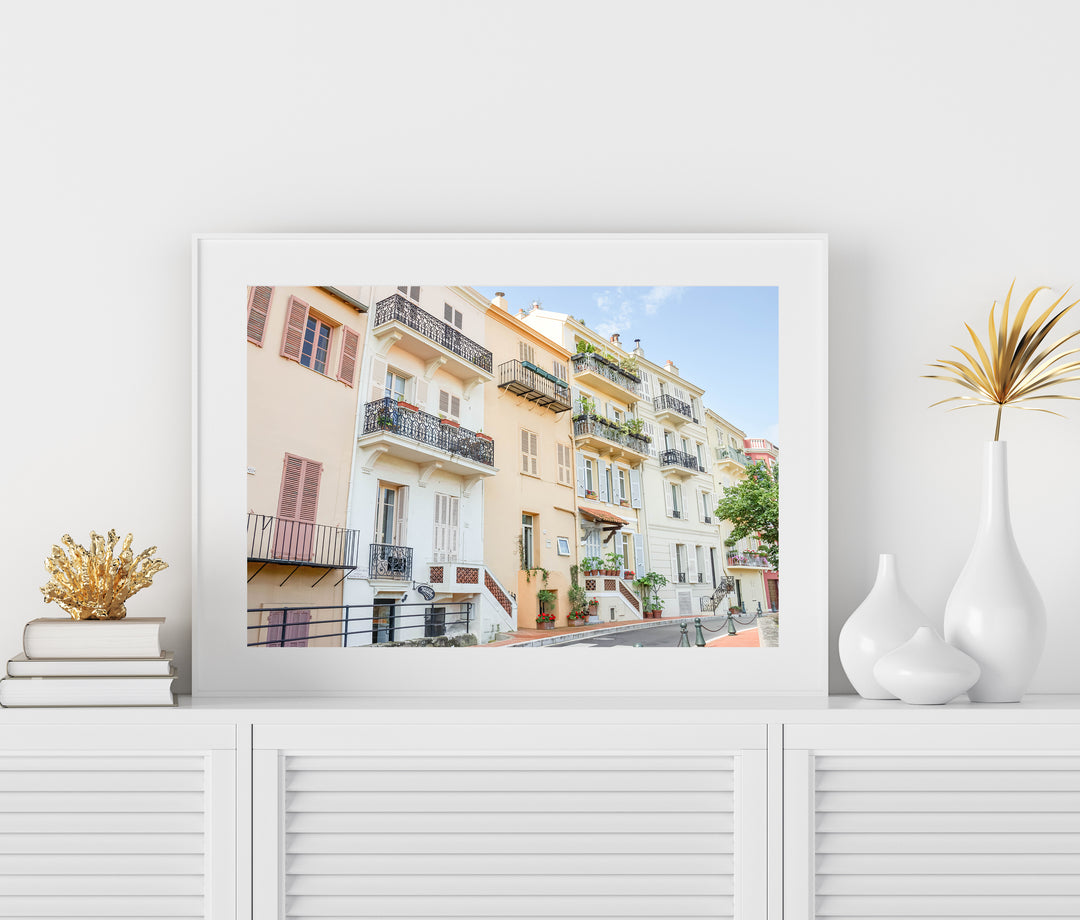 Häuser von Monte Carlo | Fine Art Poster Print