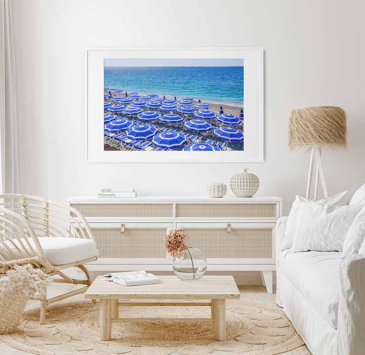 Beach Umbrellas of Nice | Fine Art Photography Print