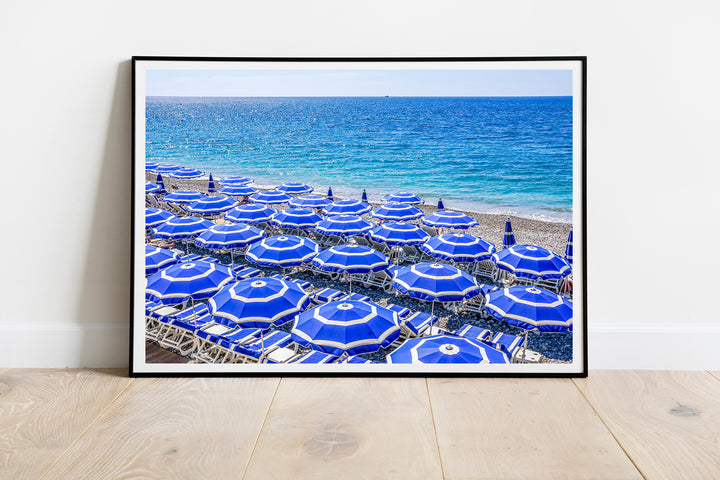 Beach Umbrellas of Nice | Fine Art Photography Print