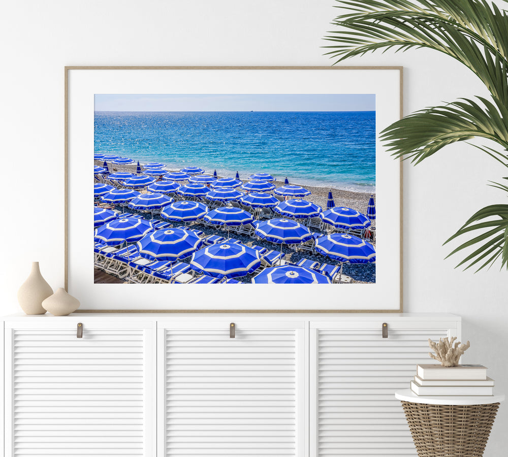 Beach Umbrellas of Nice | Fine Art Photography Print