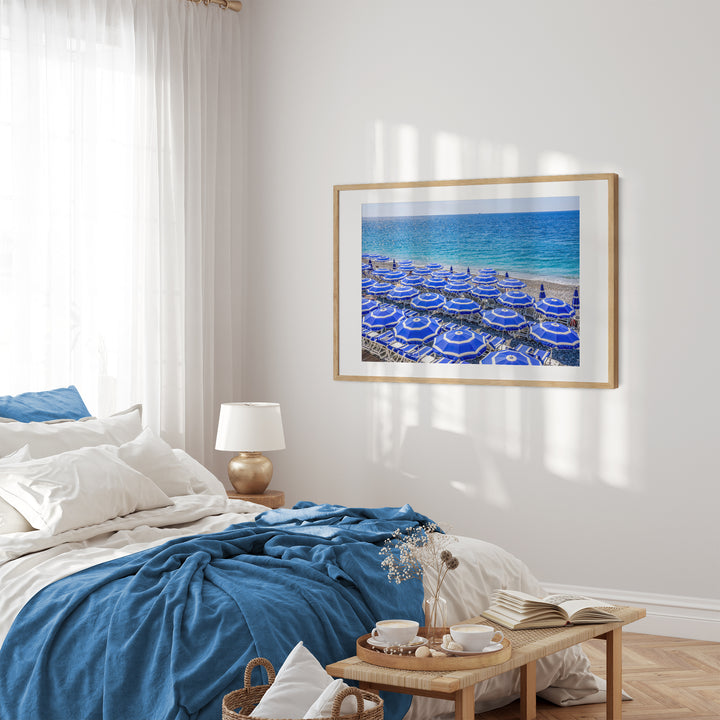 Beach Umbrellas of Nice | Fine Art Photography Print
