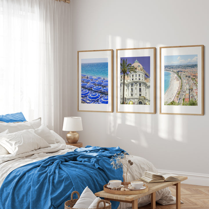 Côte d'Azur Bilderwand | Fine Art Poster Print Set