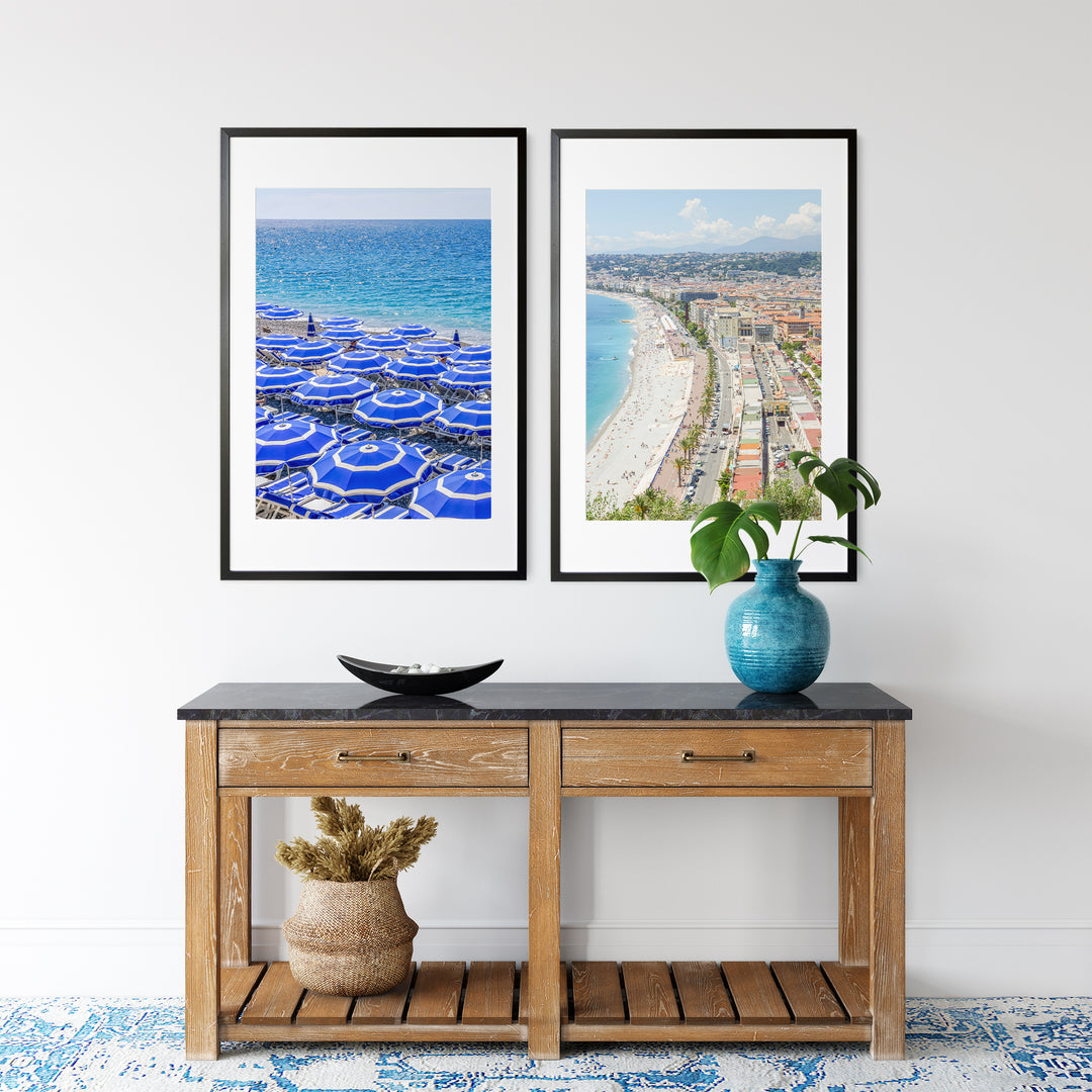 Côte d'Azur Bilderwand | Fine Art Poster Print Set