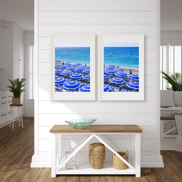 Beach Umbrellas Gallery Wall | Fine Art Photography Print Set