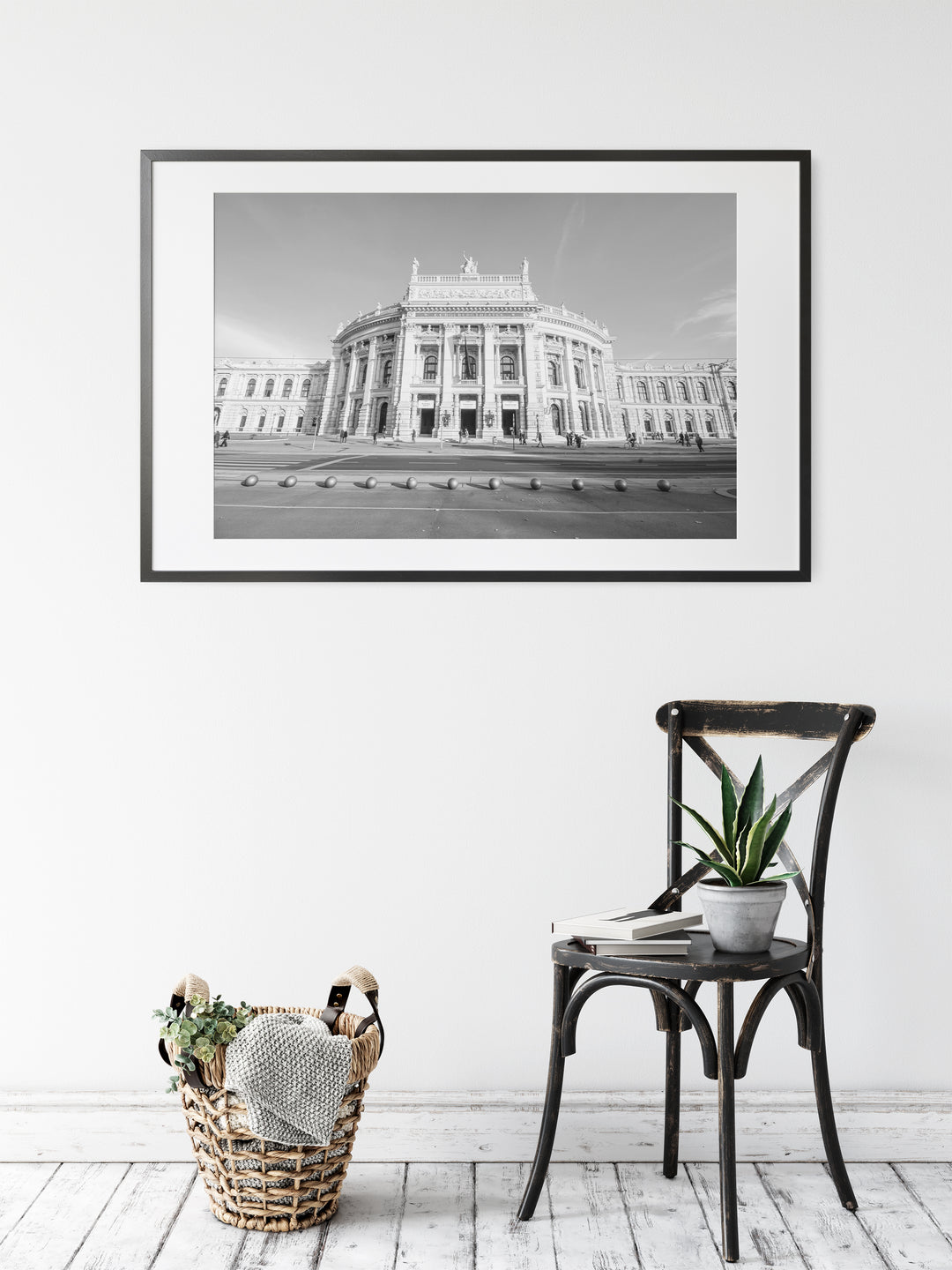 Wiener Burgtheater | Schwarzweisser Fine Art Poster Print