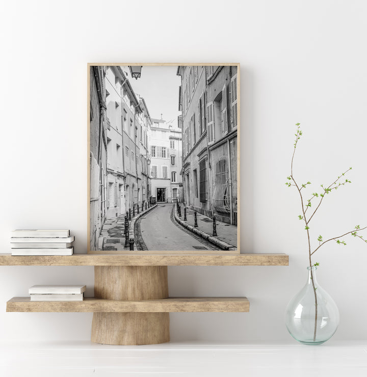 European Alley | Black & White Fine Art Photography Print