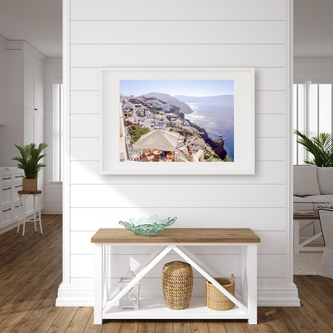 Panoramablick über Santorin | Fine Art Print