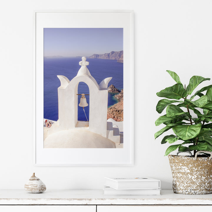 Kirchentrum in Santorin | Fine Art Print