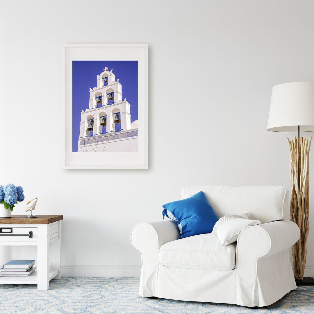 Glockenturm von Santorin | Fine Art Poster Print