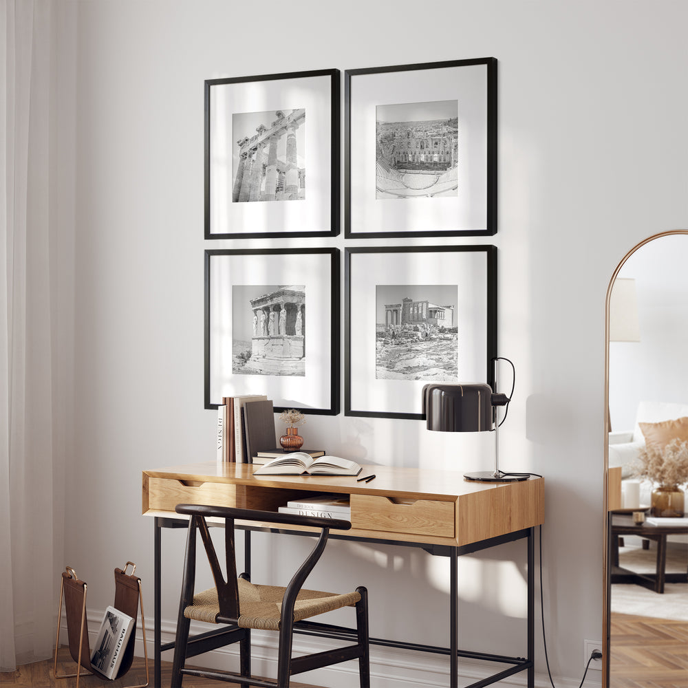 Acropolis Gallery Wall | Black & White Fine Art Photography Print Set