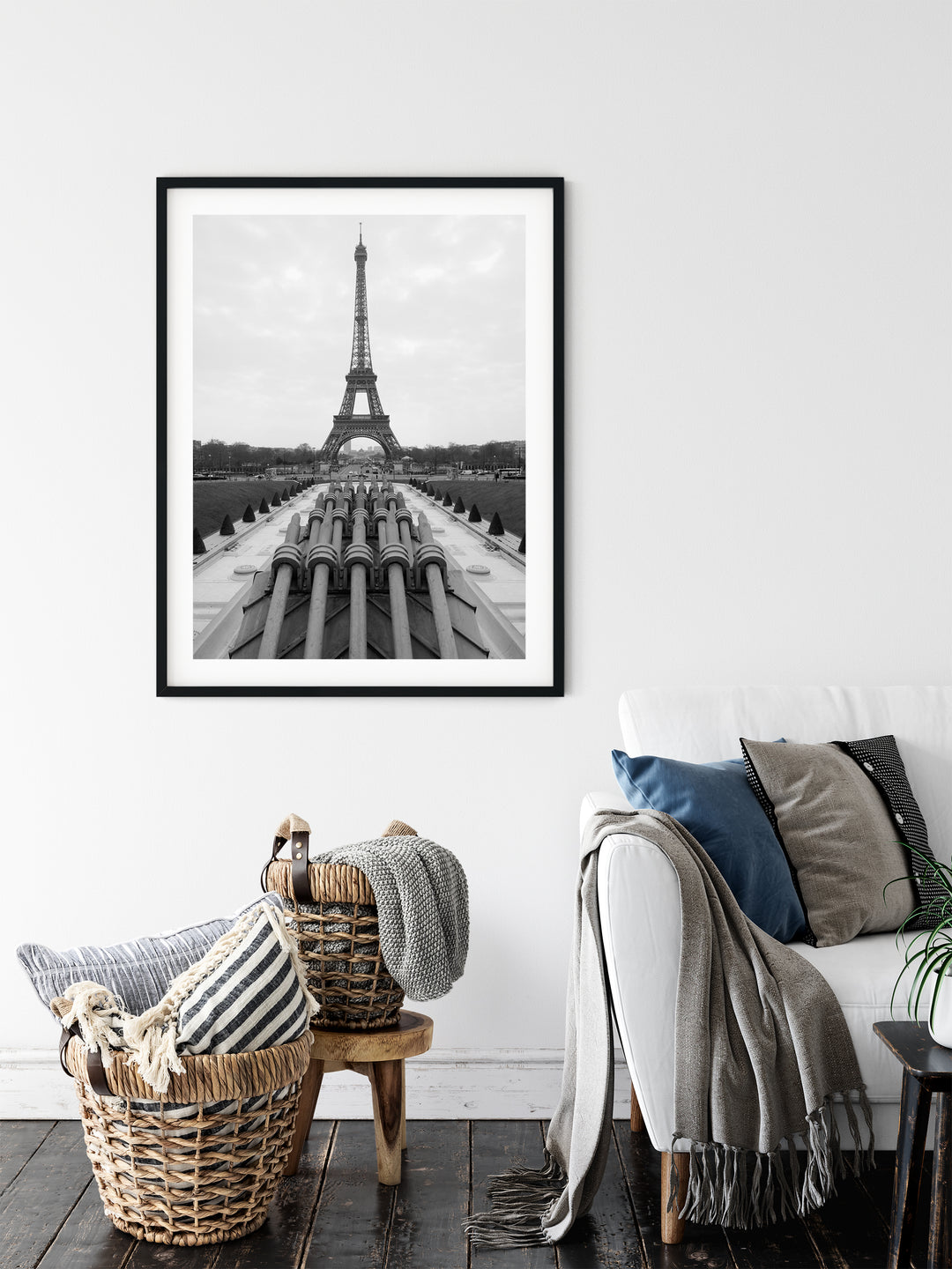 Eiffelturm | Schwarzweißer Fine Art Poster Print