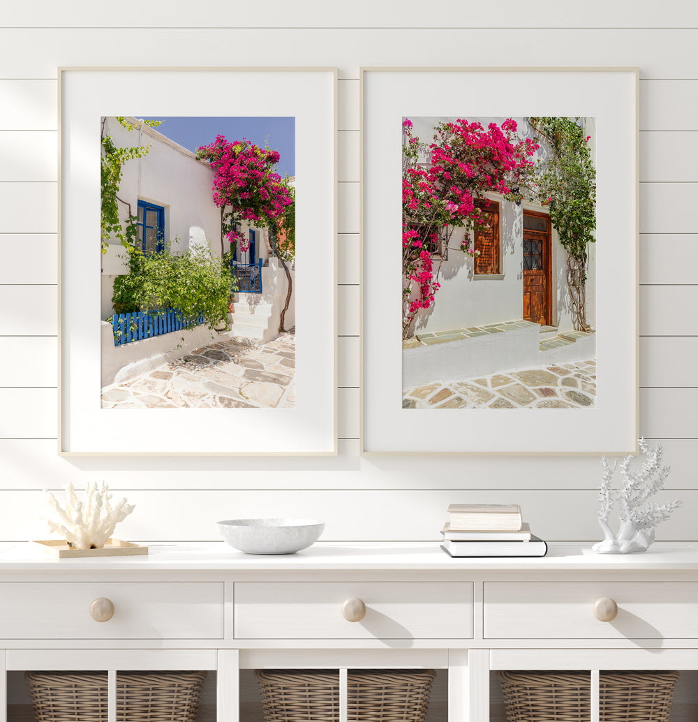 Streets of Paros Gallery Wall | Fine Art Photography Print Set