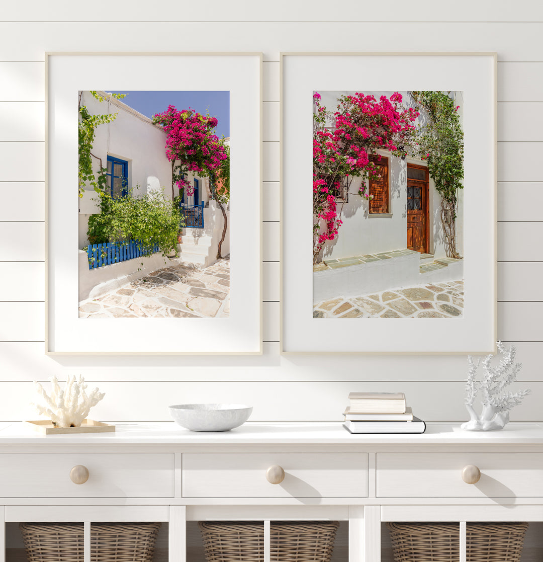Streets of Paros Gallery Wall | Fine Art Photography Print Set