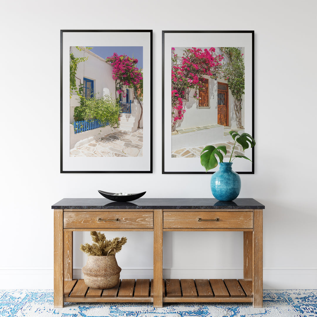 Streets of Paros Gallery Wall | Fine Art Photography Print Set