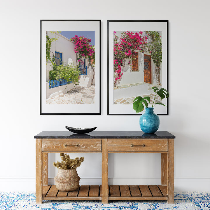 Streets of Paros Gallery Wall | Fine Art Photography Print Set