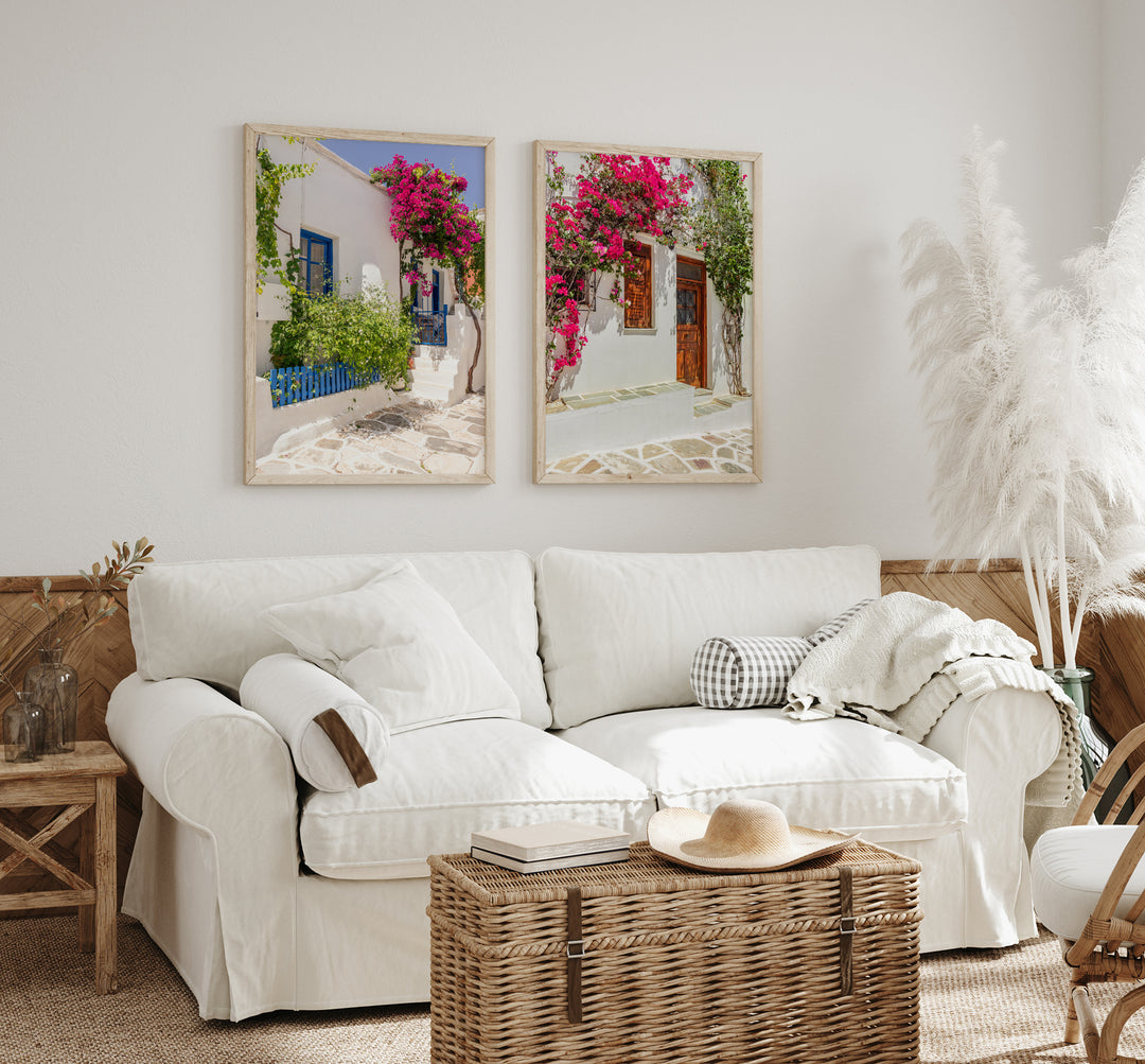 Streets of Paros Gallery Wall | Fine Art Photography Print Set