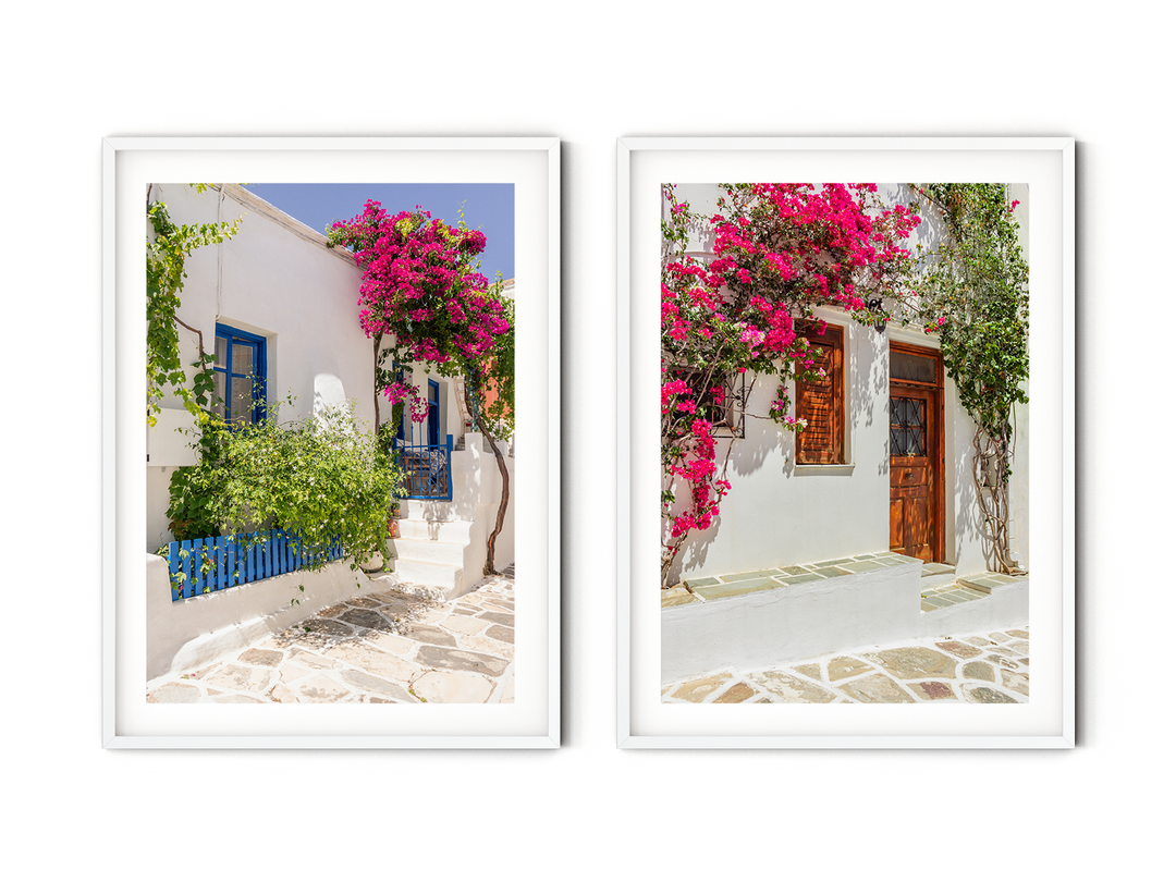 Streets of Paros Gallery Wall | Fine Art Photography Print Set