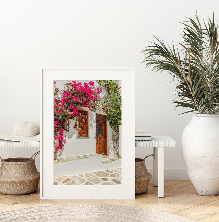Pink Bougainvillea in Paros | Fine Art Photography Print