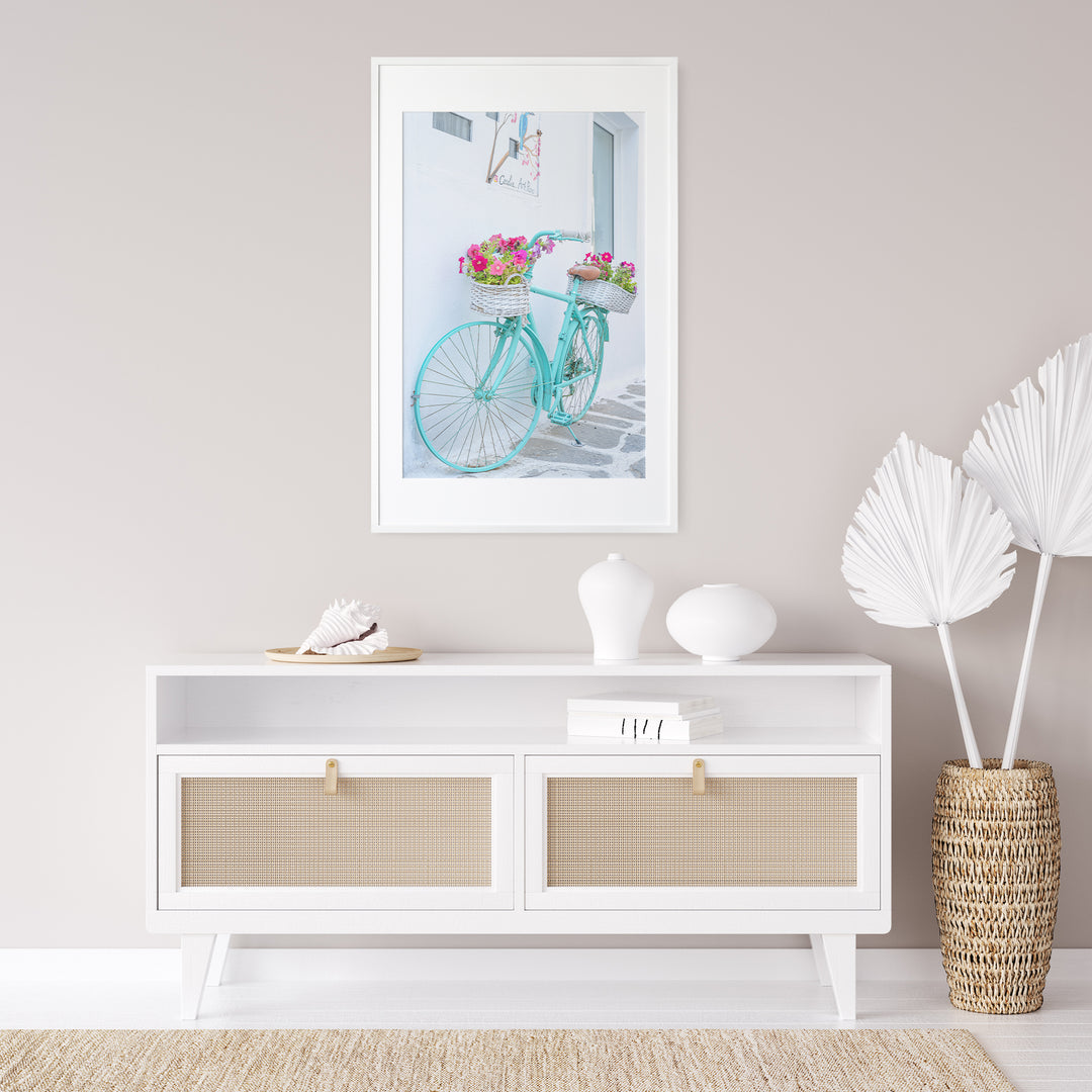 Turquoise Bike | Fine Art Photography Print