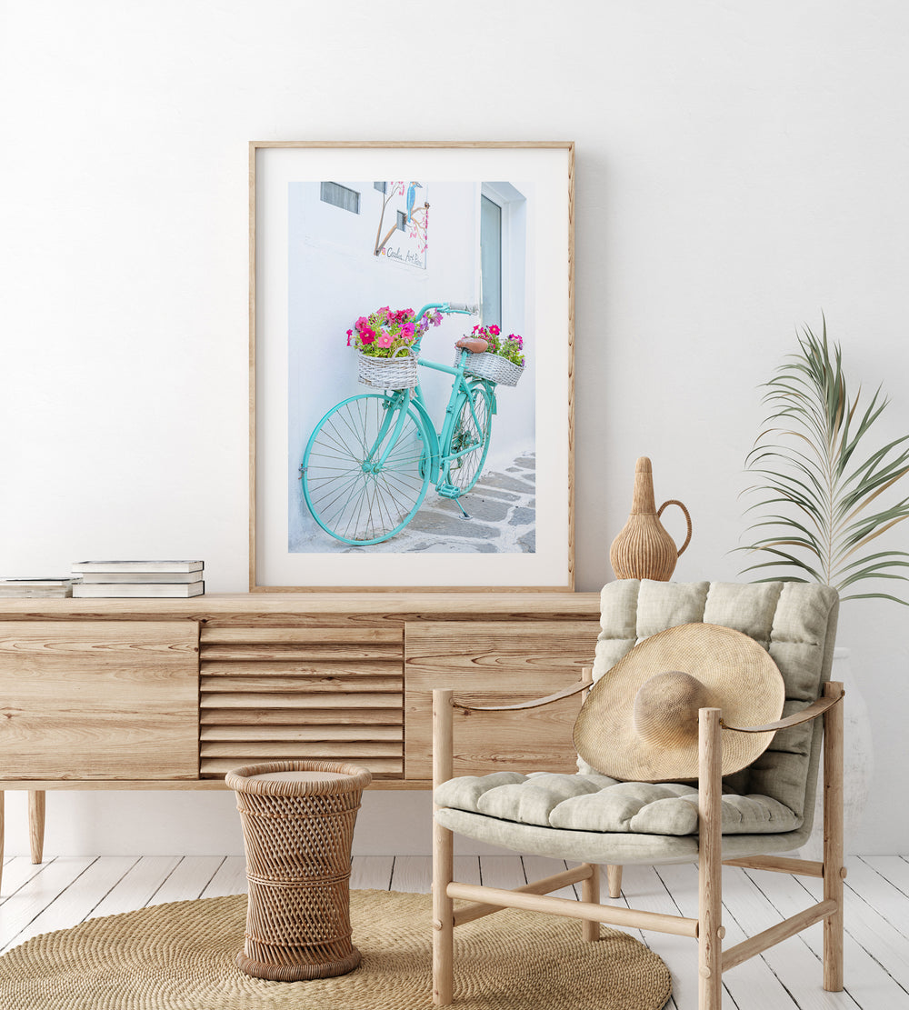 Turquoise Bike | Fine Art Photography Print