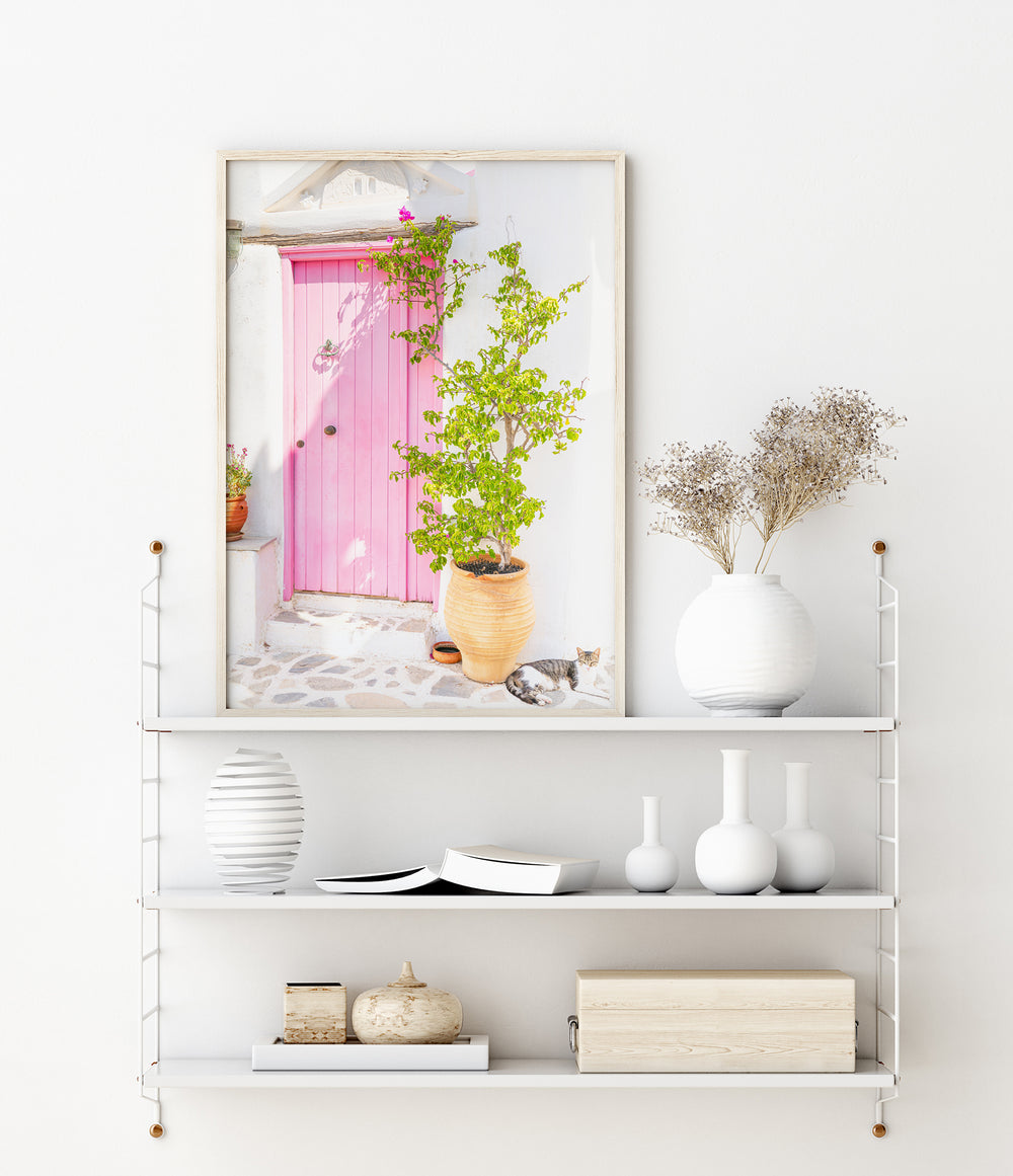 Paros Pink Door II | Fine Art Photography Print