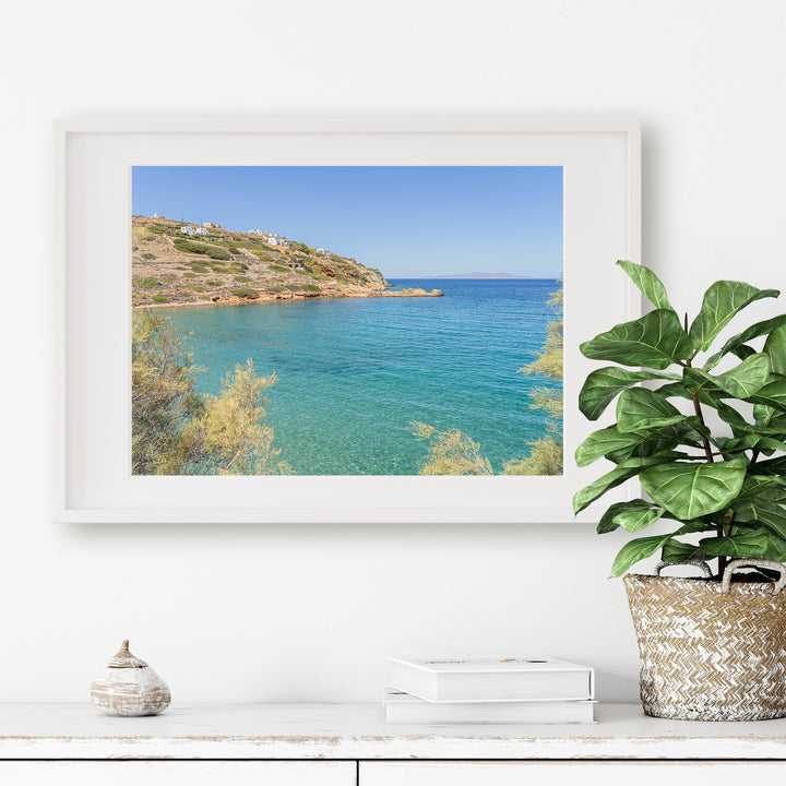 Küstenlinie von Syros | Fine Art Poster Print