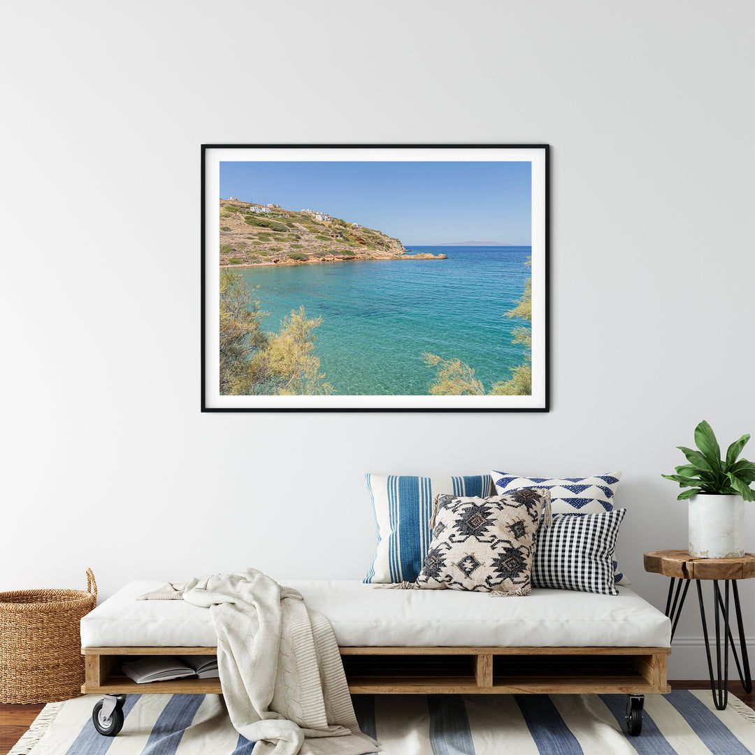 Küstenlinie von Syros | Fine Art Poster Print