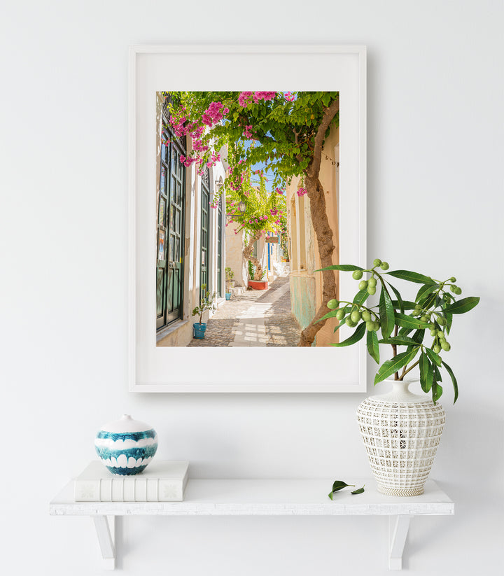 Gasse in Syros | Fine Art Poster Print