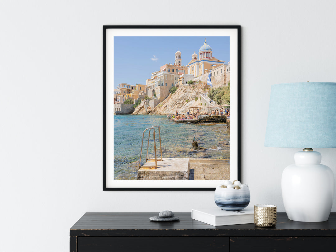 Blick über Syros | Fine Art Poster Print