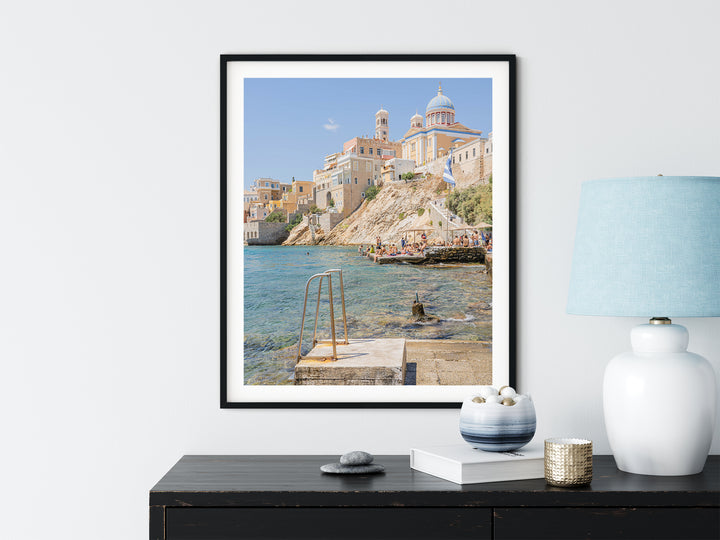 Blick über Syros | Fine Art Poster Print