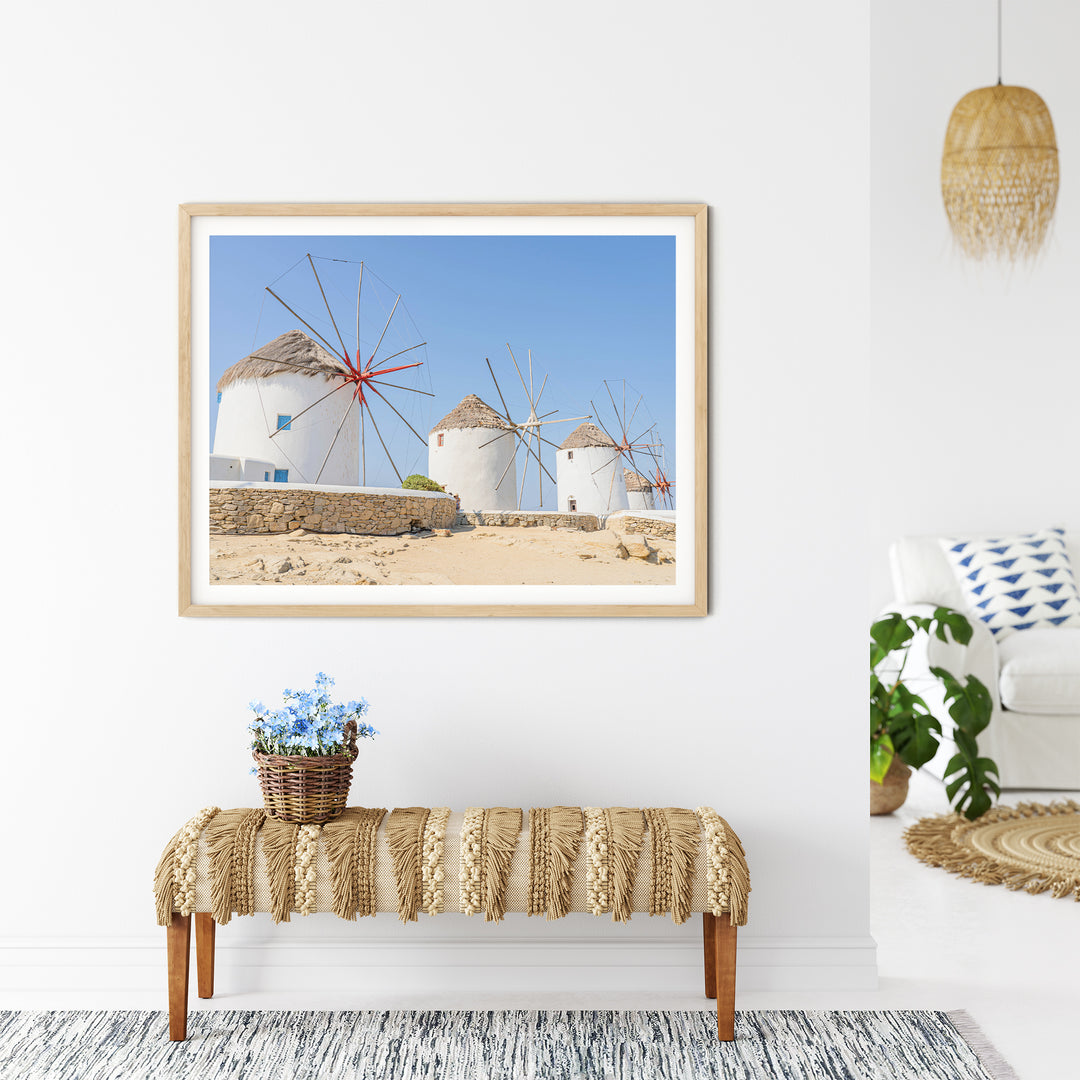Windmills of Mykonos | Fine Art Photography Print