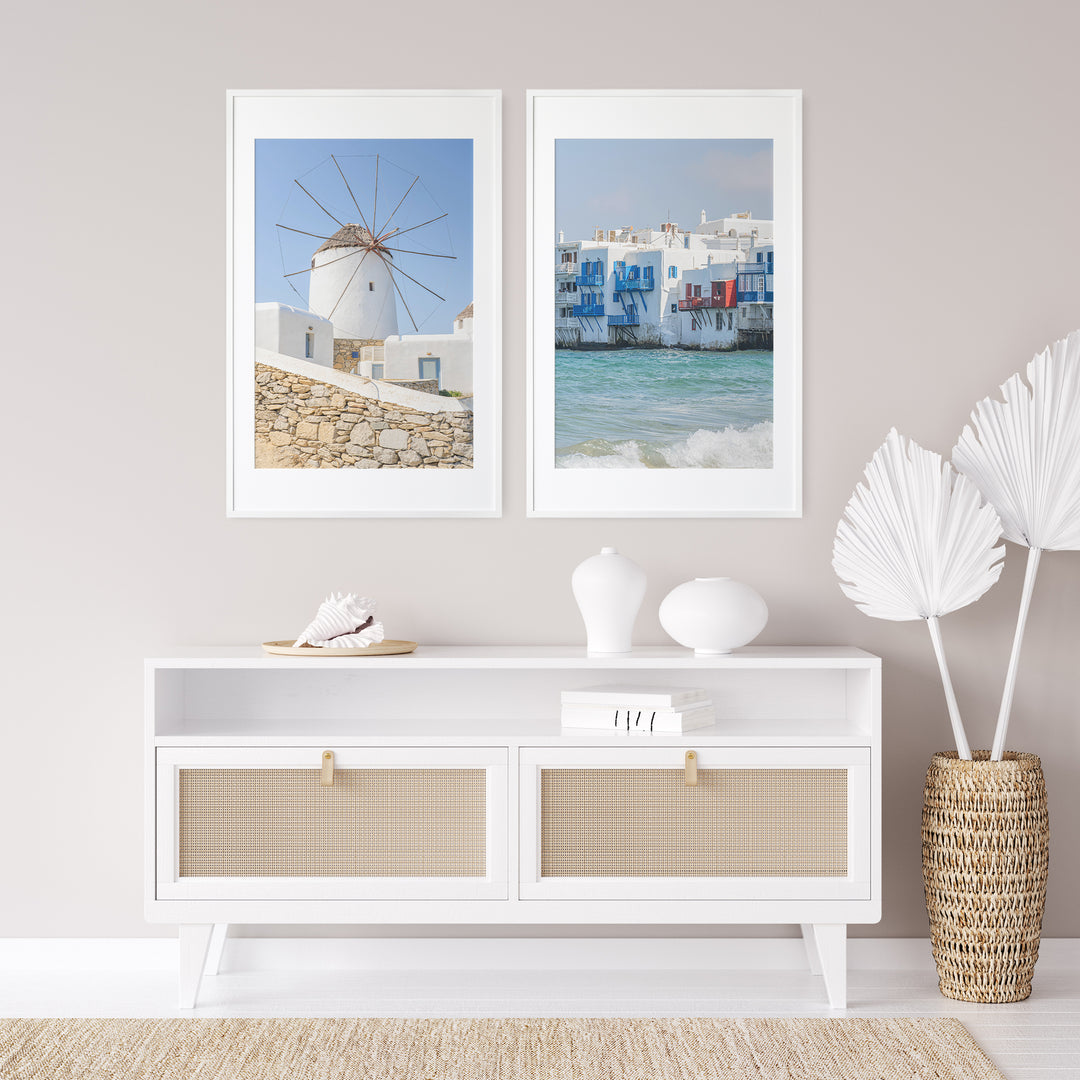 Mykonos Gallery Wall | Fine Art Photography Print Set