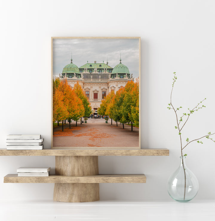 Schloss Belvedere im Herbst | Fine Art Poster Print