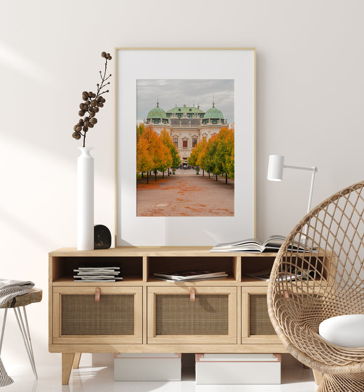 Schloss Belvedere im Herbst | Fine Art Poster Print