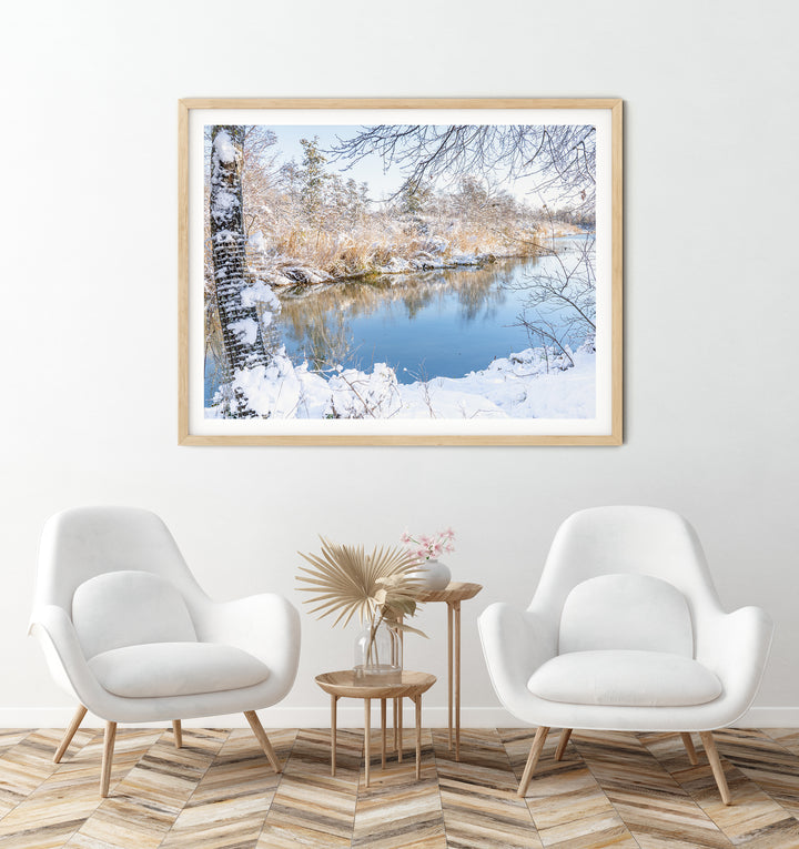 Winterlicher See | Fine Art Poster Print