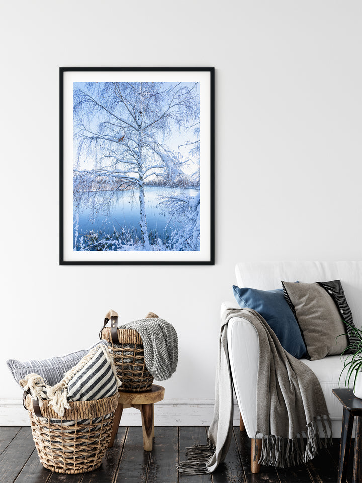 Verschneiter Baum | Fine Art Poster Print
