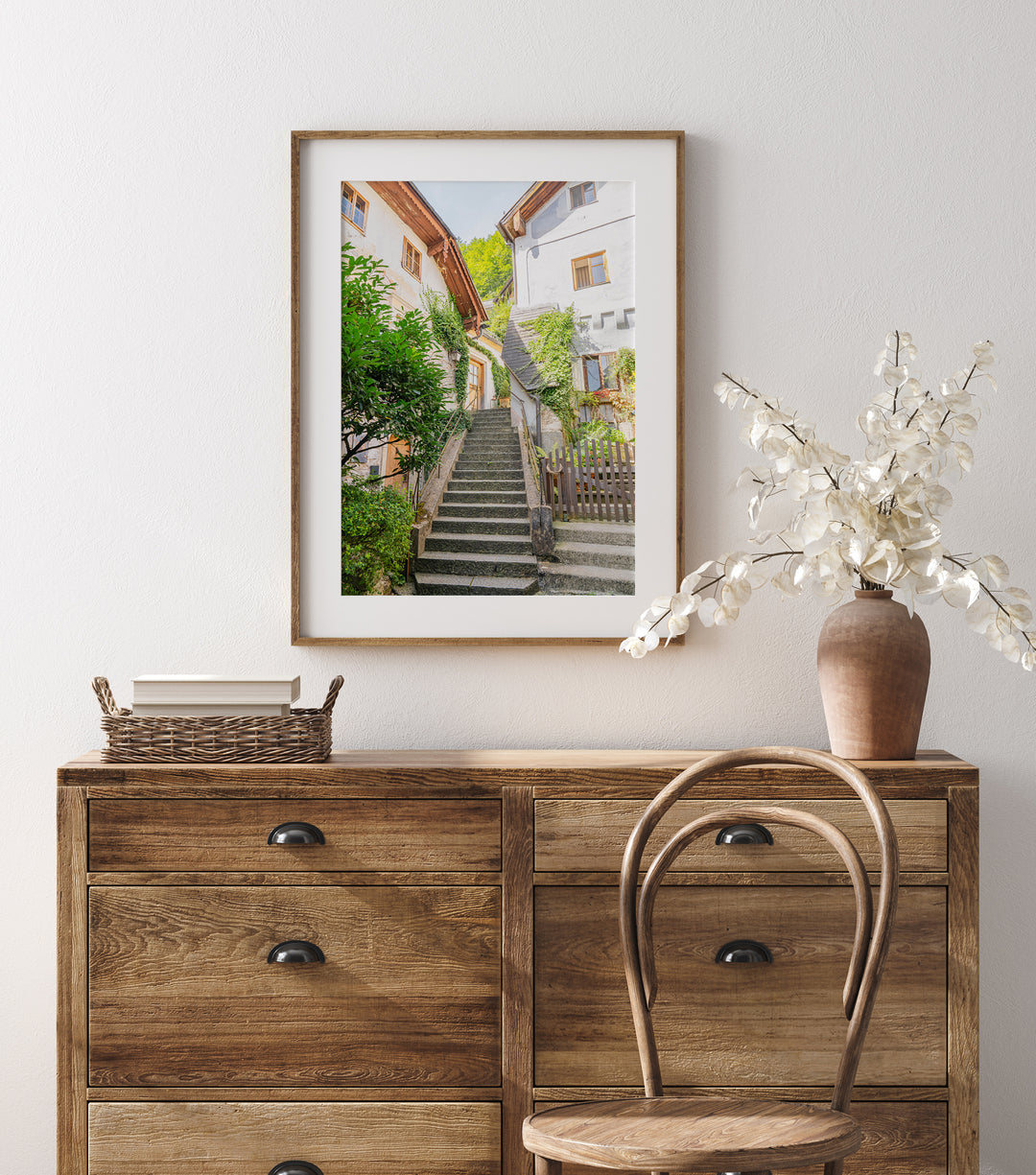 Hallstatt Village Steps | Fine Art Photography Print