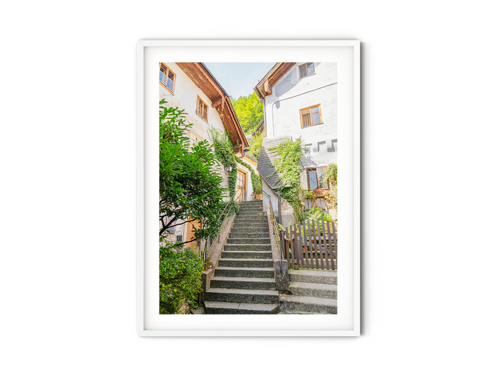 Hallstatt Village Steps | Fine Art Photography Print