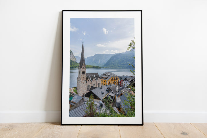 Hallstatt Church by the Lake | Fine Art Photography Print