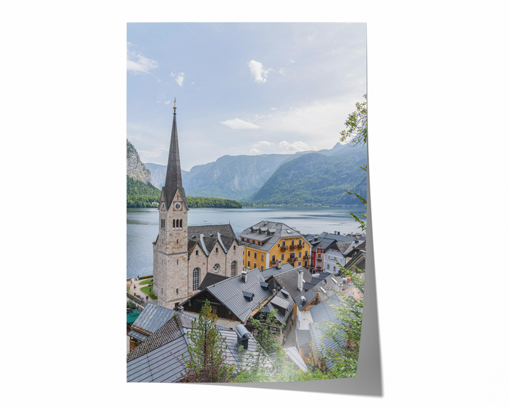 Hallstatt Church by the Lake | Fine Art Photography Print