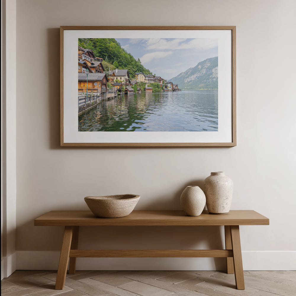 Lakeside Houses of Hallstatt | Fine Art Photography Print