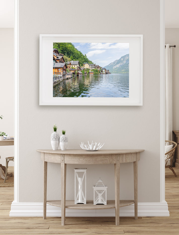 Lakeside Houses of Hallstatt | Fine Art Photography Print